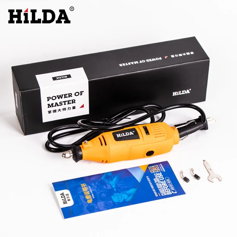 

Hilda fine polishing the carving mechanical grinding micro electric grinder set mini mini electric drill hand drill