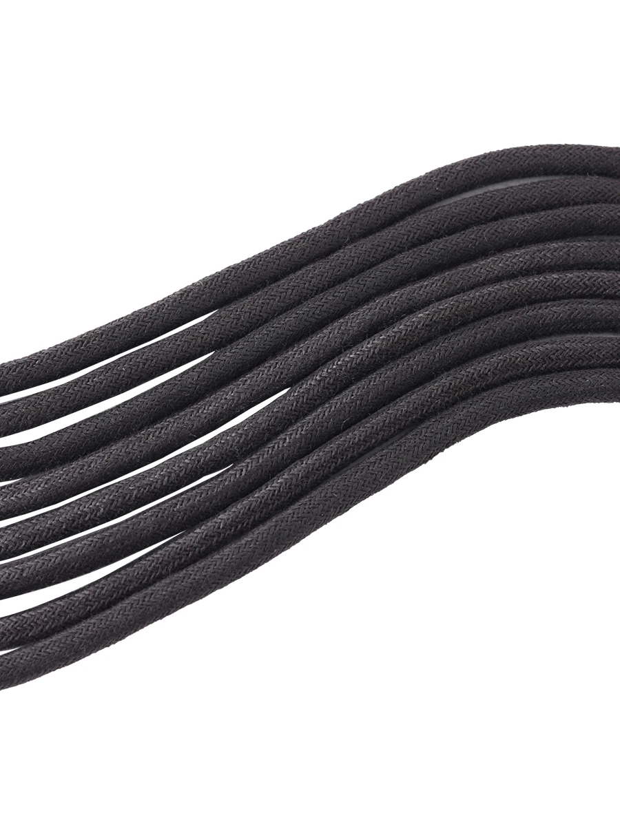 HIBERNI round cotton shoelaces with dark brown thickened shoe lace rope 6mm diameter 100/120/140cm Shoelaces for shoes