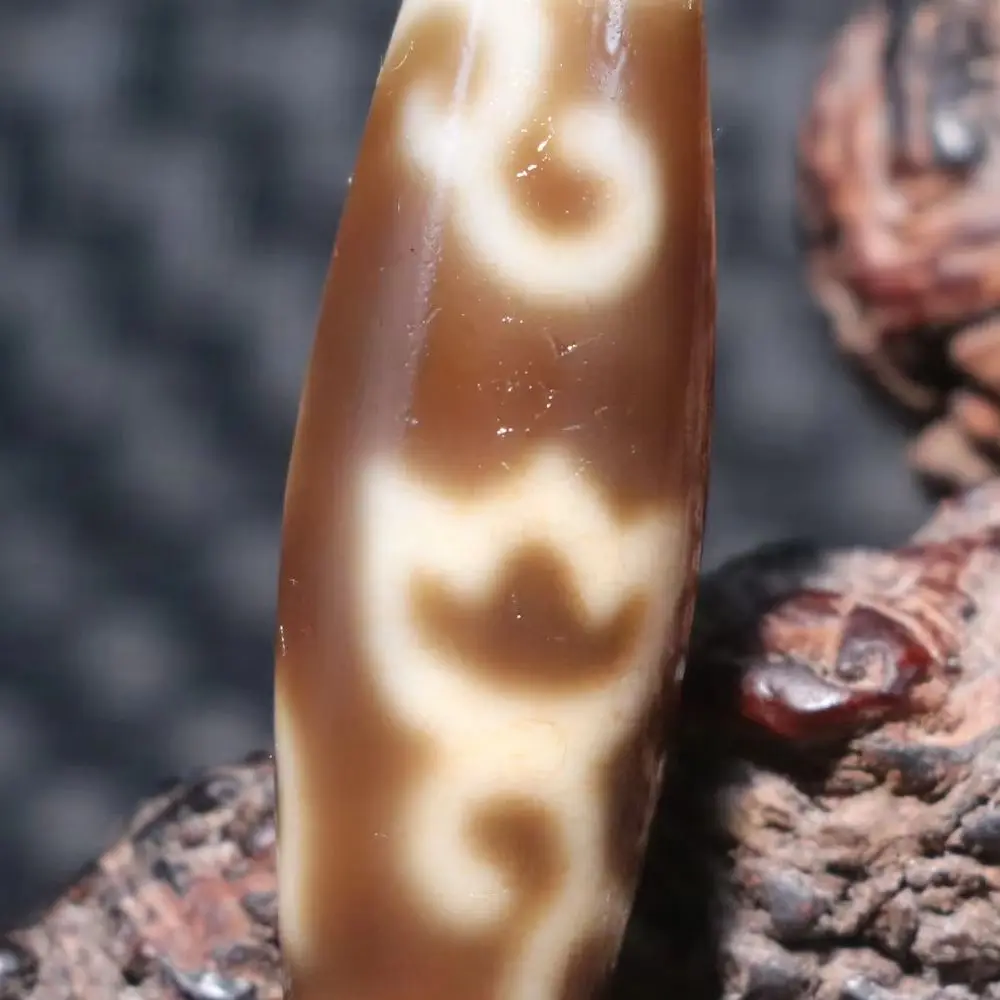 

CONGXINZAICHUFA # # 1005009979567043 Куньнаньский цилиндр Цыганацзяган Юн Тибетский старый агат Лотос Чистая любовь Дзи Бусина