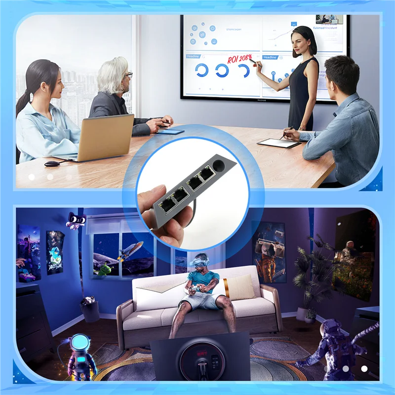 TA-High Quality 0.5M/1.64FT Ethernet Adapter For Starlink Ethernet Adapter For GEN3 Replacement Car Accessories For Starlink GEN