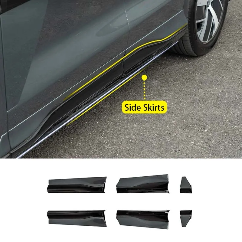 

Manufacturer's New Gloss Black Body Kit for BYD Tang L PP Material Side Skirts Car Upgrade Accessories