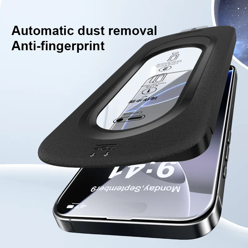 Tempered Glass for iPhone 11/12/13/14/15/16/Plus/Pro/Pro Max HD Tempered Glass Screen Protector Easy Installation tempered  film