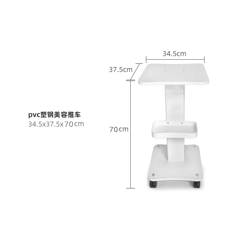 Nordic Beauty Salon Trolley Cart Medical Manicure Tattoo Utility Salon Trolley Storage Shelf Salon Furniture Kosmetik Wagen FYST - view 6