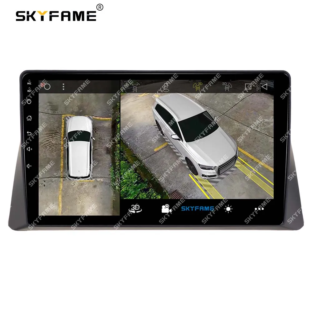 SKYFAME Auto Frame Fascia Adapter Android Radio Dash Fitting Panel Kit Voor Honda Accord 8