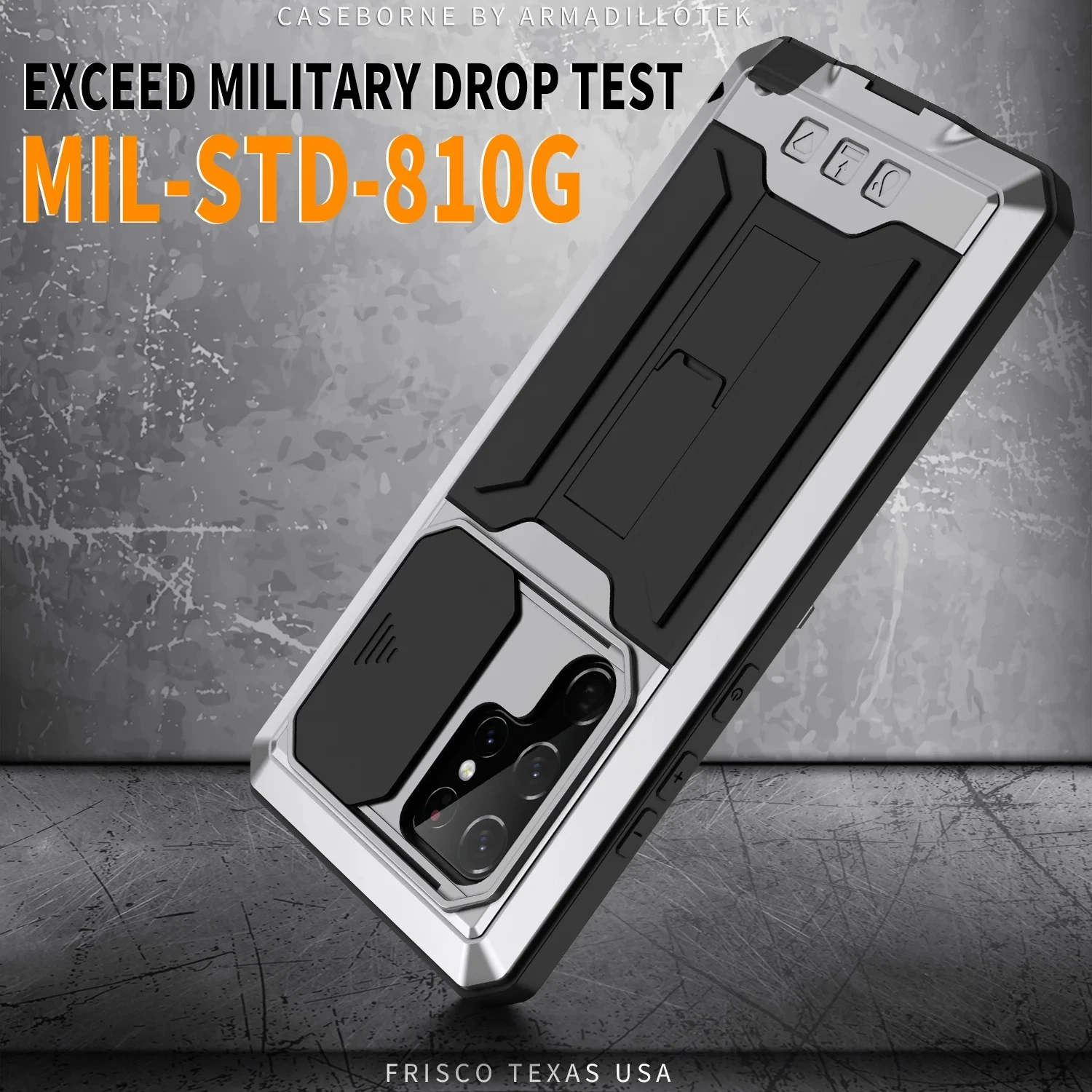 Heavy Duty Aluminium Metal Armor Case For Samsung S24 S23 S22 S21 Ultra Plus Shockproof Cover Screen Protector