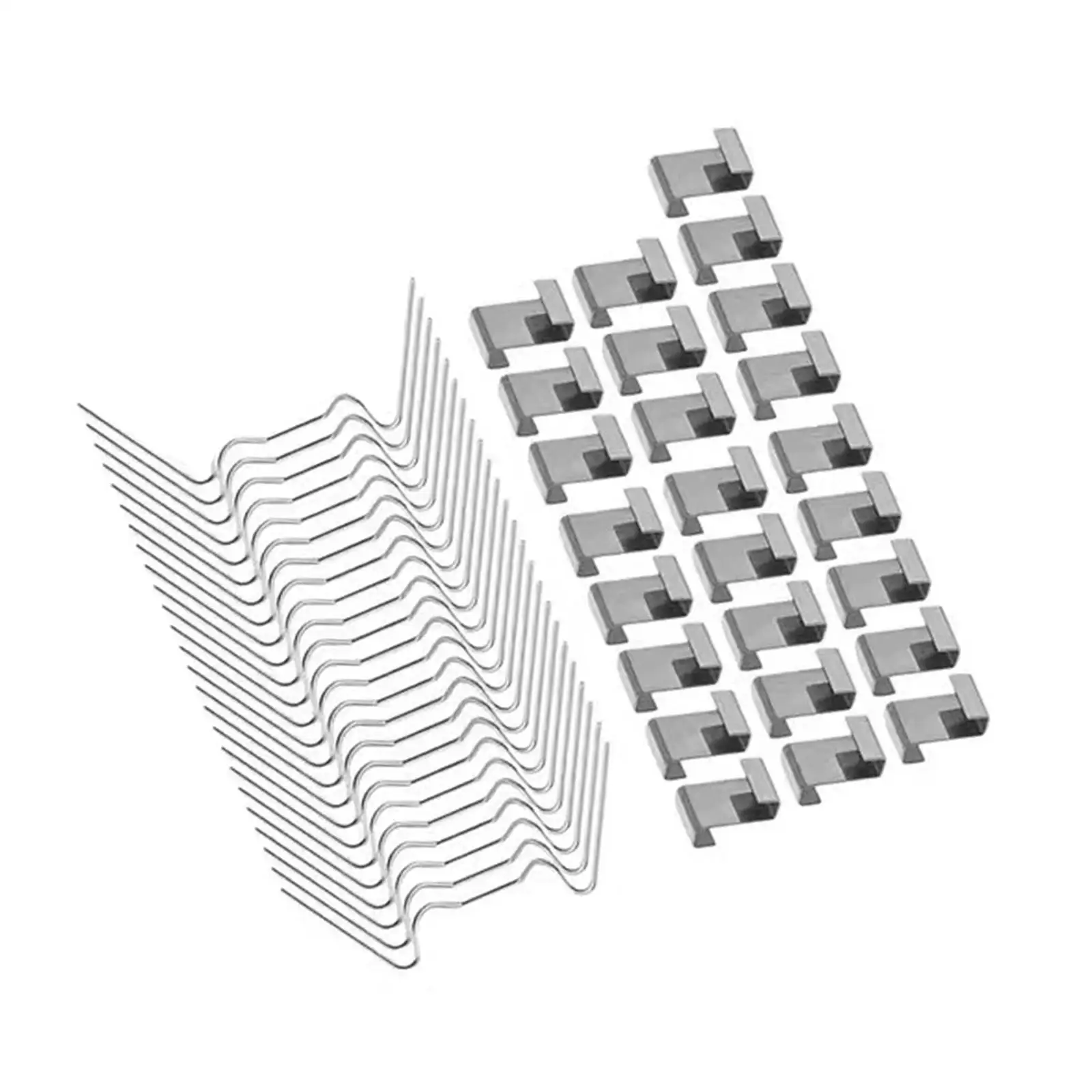 50Pcs Greenhouse Glass Clamps Lightweight Window Clips Greenhouse W Wire Clips Wire Fixing Clips for Home Garden Greenhouse Yard