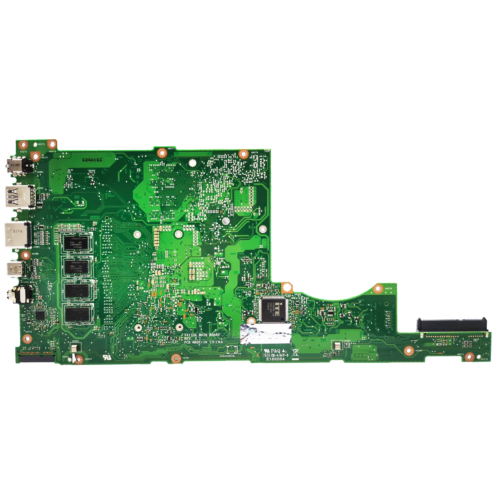 X411UA Mainboard For ASUS Vivobook 14 K411UAS S4000V S4200V A411U K411U F411U Laptop Motherboard CPU I3 I5 I7 7th/8th Gen 4G/8G-