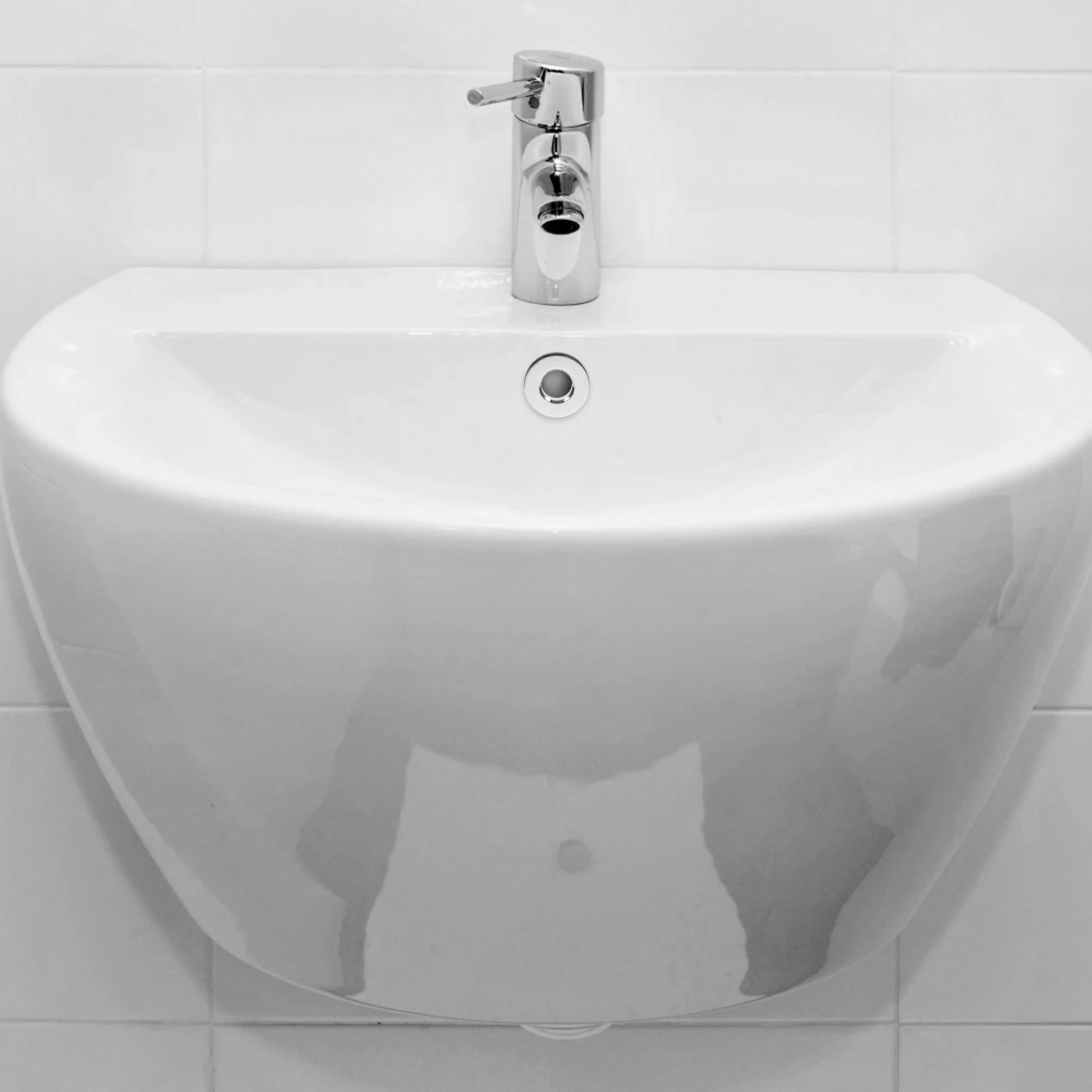 

4Pcs Sink Basin Overflow Covers Durable Copper Material Easy Install No Tools Required Sink Overflow Ring Basin Hole Cover