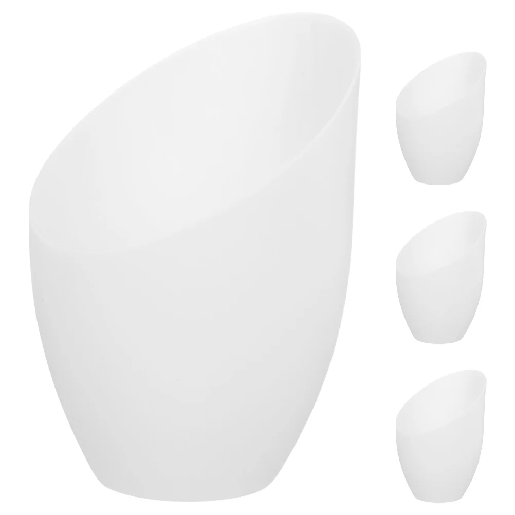 

4pcs Horseshoe Lampshade 42Mm Hole E27 Plastic Floor Lamp Shade Replacement White Simple Design Soft Light For Living Room