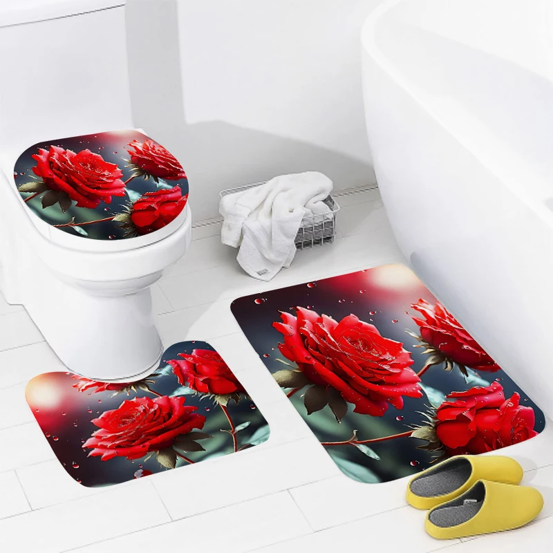 Home Natural Animal Style bathroom floor mats Bath Foot mat modern bathroom accessories rug Toilet mat Bathtub anti-slip carpet