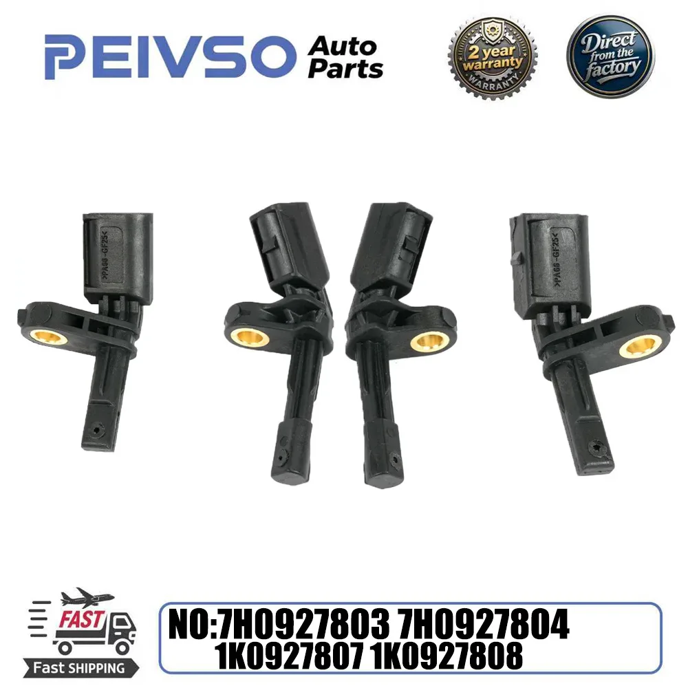 Sensor de velocidade da roda ABS dianteiro/traseiro esquerdo/direito 7H0927804 7H0927803 para VW Amarok, Beetle, Caddy, Golf, Jetta, Passat 1K0927807 1K0927808