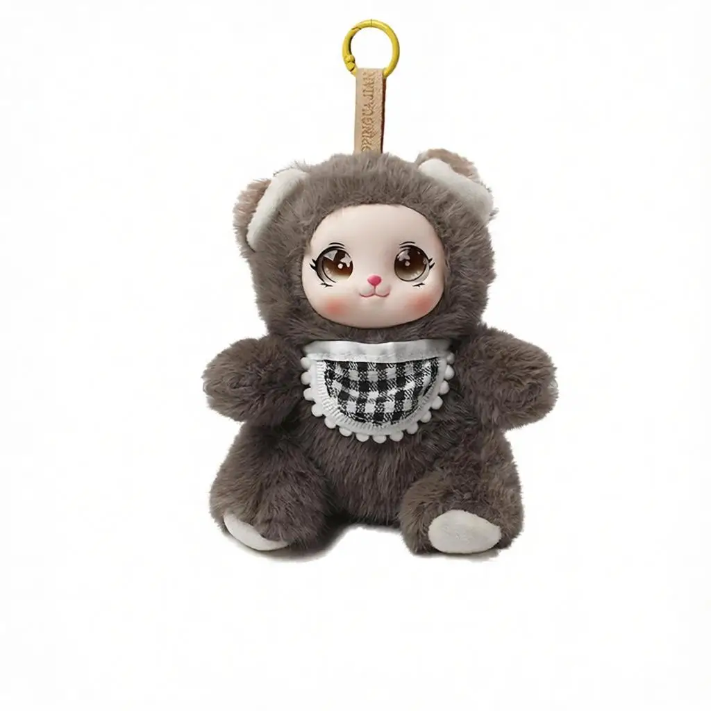 The manufacturer of vinyl dolls - Adorable Pet Family little bear plush doll, plush desk ornament, study companion doll
