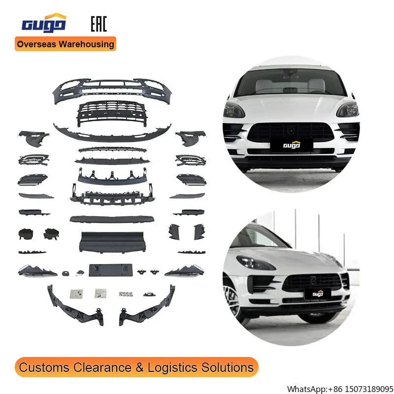 

GUGO Front Bumper Assembly for 2018-2021 OE Style Aftermarket Replacement Car Exterior Auto Body Parts SUV