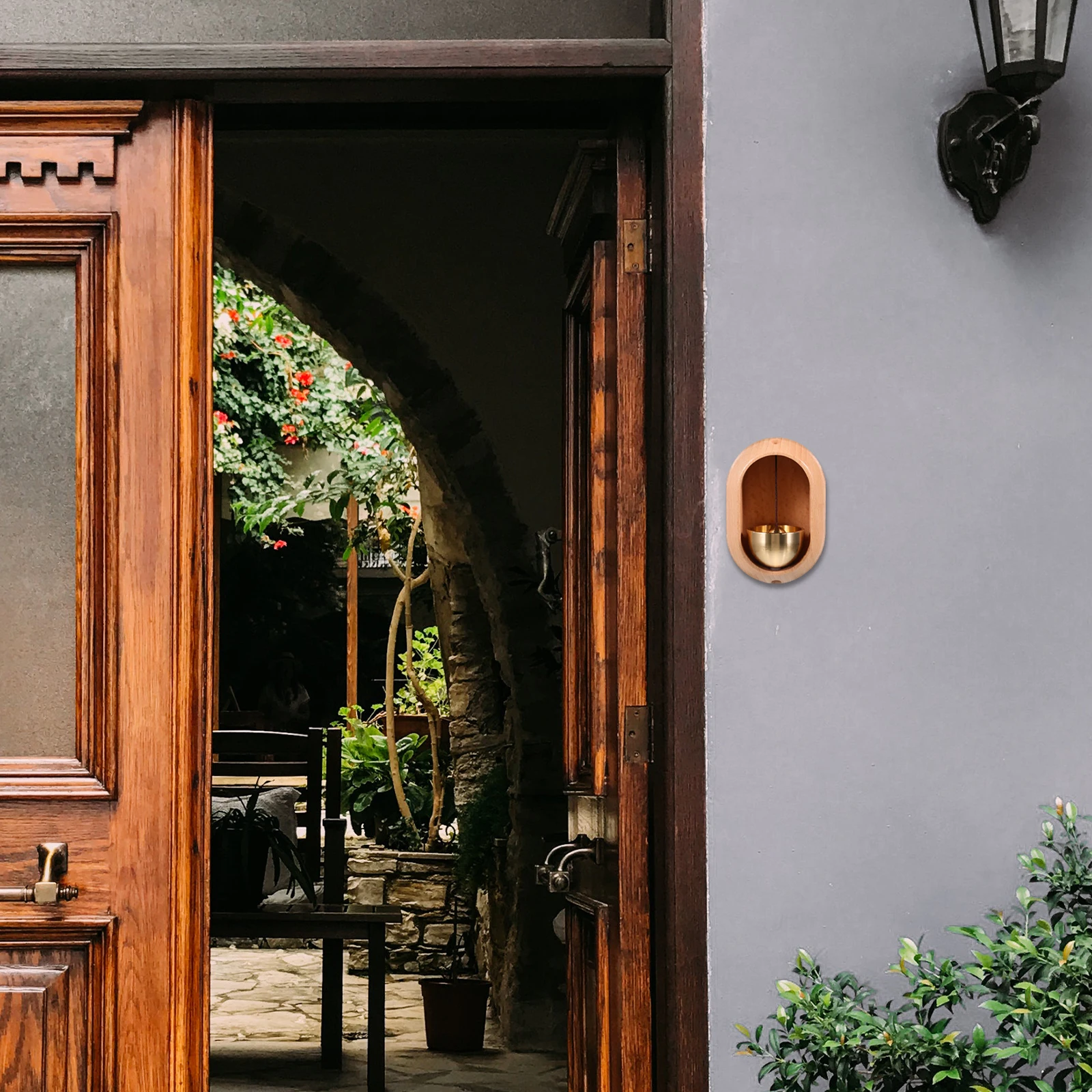 

Дверной звонок с декоративным подвесным дизайном для розничного входа в домашний офис — громкий прозрачный звонок для оповещения о входе дверной ручки