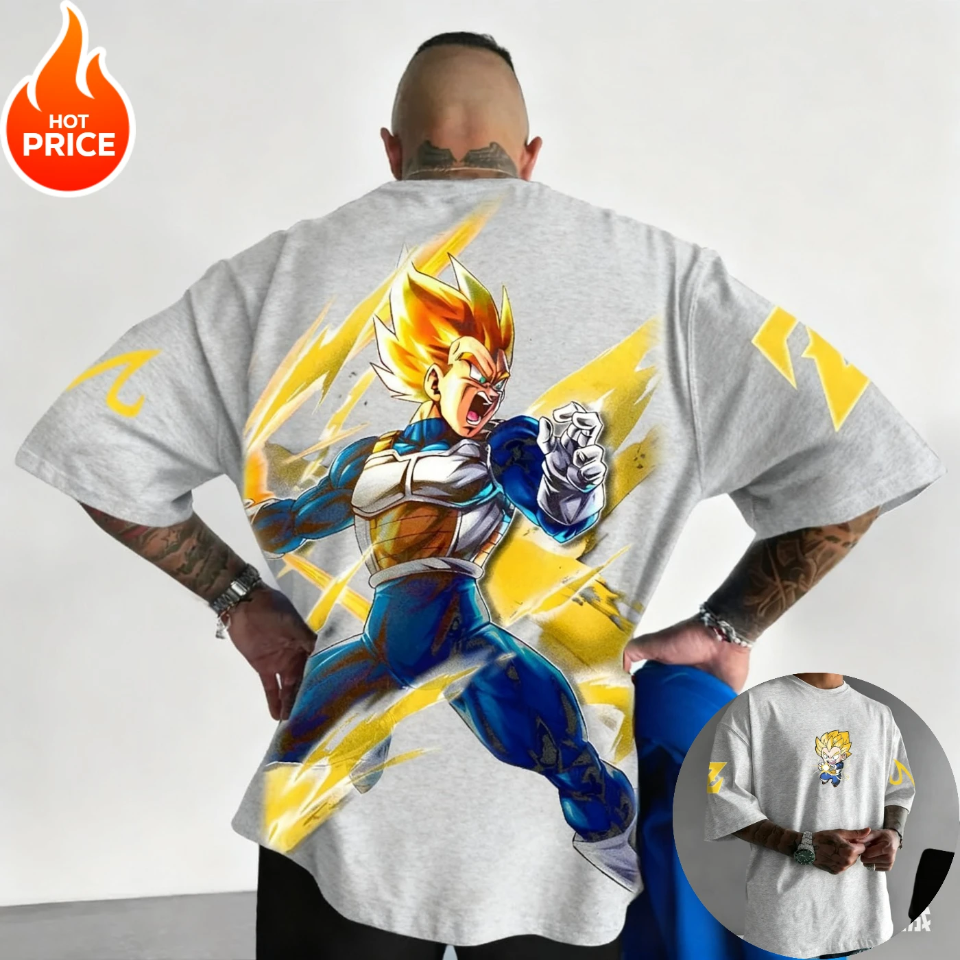 Vegeta Dragon Ball Super Saiyan 하라주쿠 여름 티셔츠 남성 오버 사이즈 빈티지 스트리트웨어 여성 캐주얼 반팔 유니섹스 티셔츠