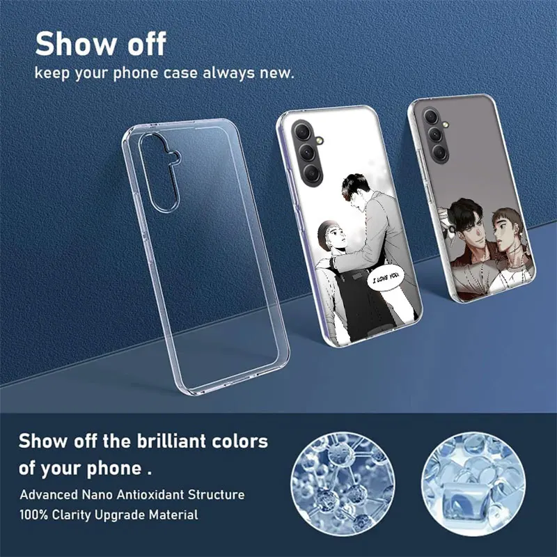 Bj Alex Anime Case For Phone Samsung Galaxy A12 A22 A32 A52 A52S A13 A23 A33 A53 A14 A24 A34 A54 5G A73 A42 A9 A8 A7 A6 Plus Cov