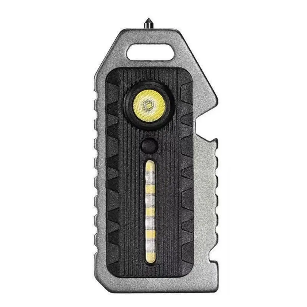 

COB LED Mini LED Flashlight 5 Modes Adjustable Bottle Opener Emergency Torch Super Bright Waterproof Keychain Flashlight