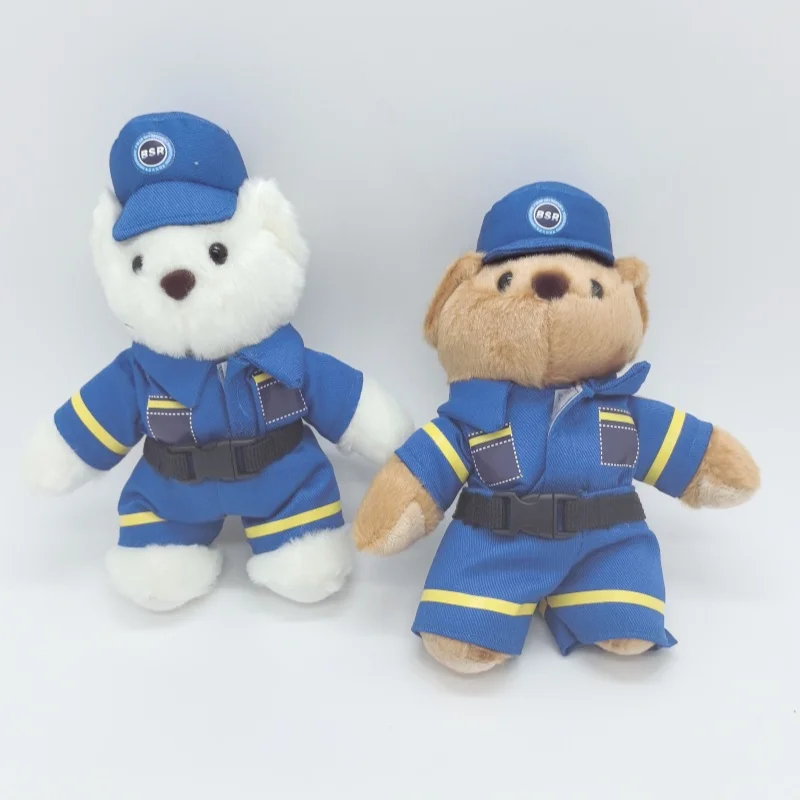 봉제 장난감 판타지 경찰관 소방관 BSR 교통 경찰 펜던트 가방 액세서리, 키체인 가방, 자동차 펜던트, 발렌타인 데이 선물