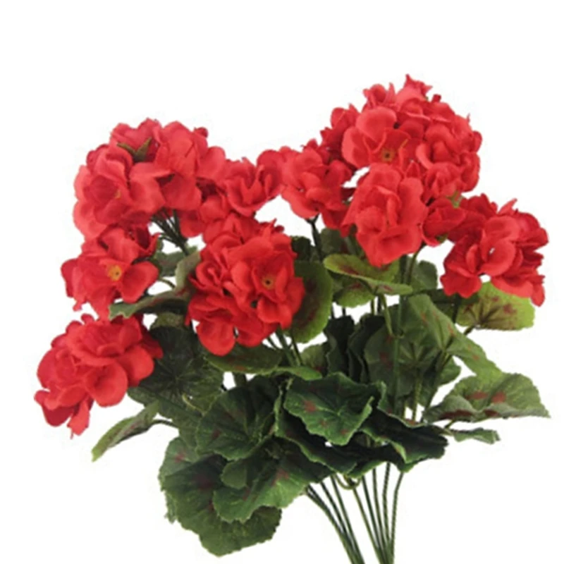 

Artificial Begonias Flower Height 14Inch High Simulation Flower For Wedding 15UB