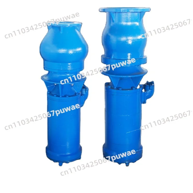 Agricultural Vertical Submersible Pump, Flood-Proof Axial Flow Propeller Water Pump with Mixed Impeller for Farm Irrigation