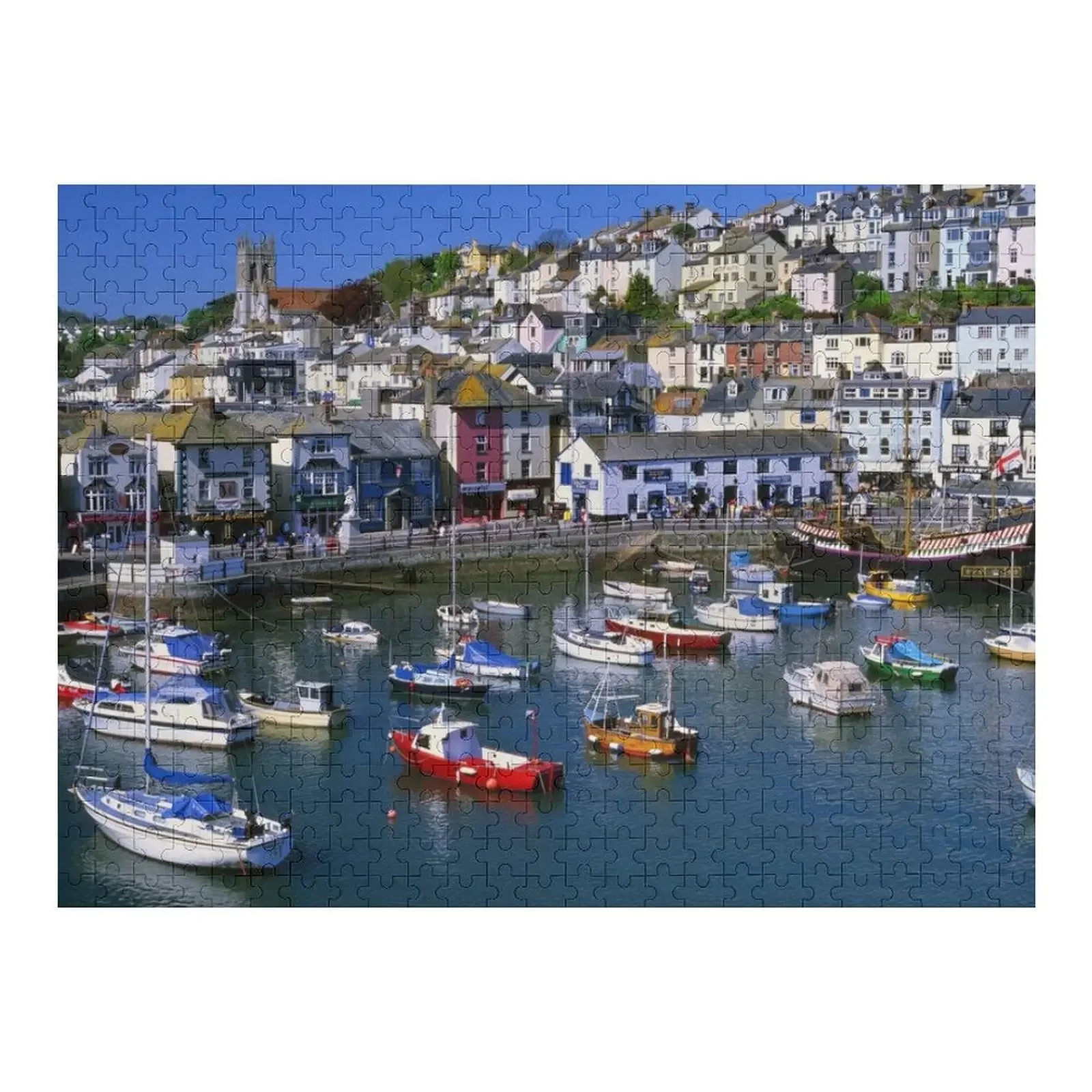 

Brixham Harbour Jigsaw Puzzle Wooden Animal Iq Puzzle