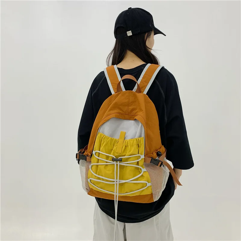 Уличный детский рюкзак, походная сумка, рюкзак в стиле ретро на шнурке, легкая дорожная сумка, спортивные сумки, дизайнерские сумки Mochila Рюкзак Sac