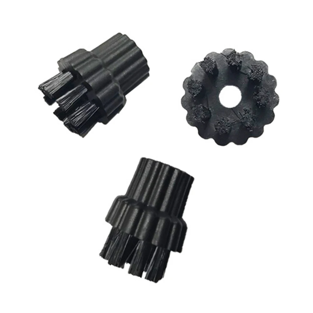 Accesorios de fregona con cabezal de cepillo para Limpiador de vapor, piezas de repuesto para cabezal de cepillo aptas para fregona de vapor para aspiradora X500, X700, 3 uds.