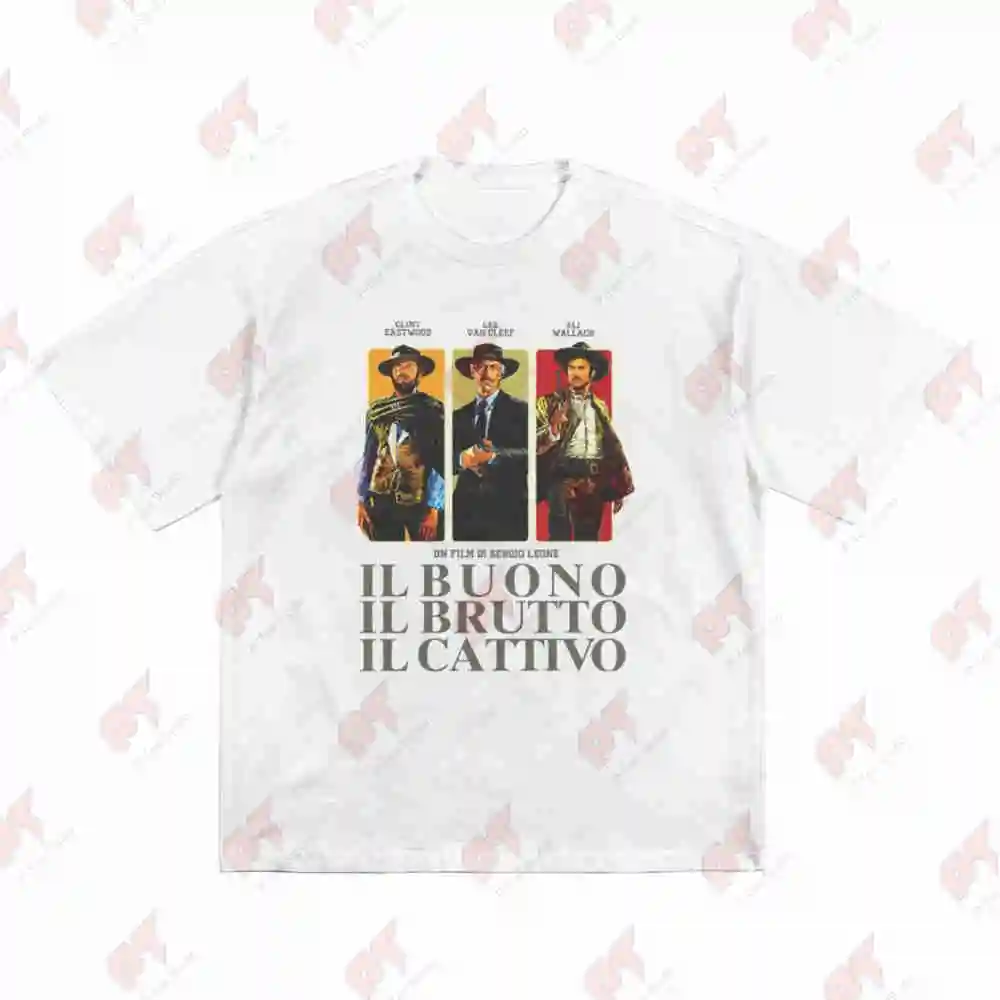 Un Film Di Sergio Leone Short Sleeve Tee 100% Cotton T-Shirt