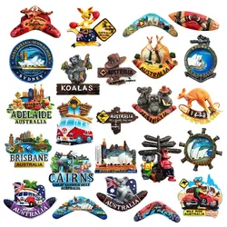 Oceania Australia 3D Fridge Magnets Tourism Souvenir Refrigerator Magnets Sticker Collection Handicraft Gift Decoration Articles