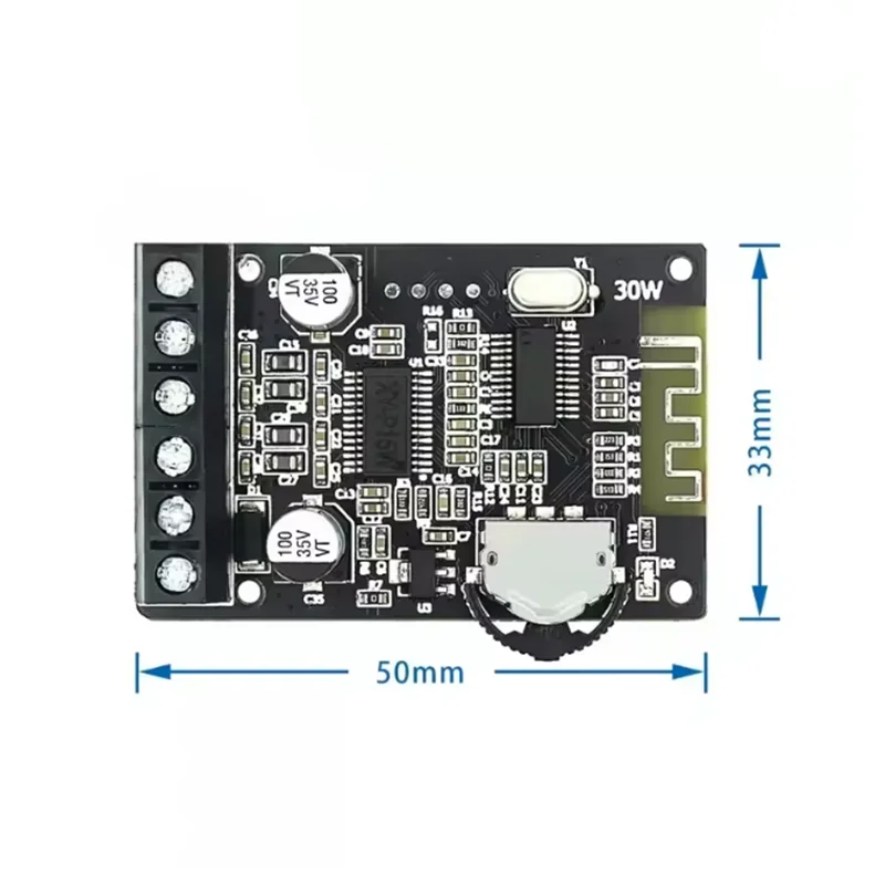 XY-P15W Bluetooth 5.0 Amplifier Board DC 8V 12V 24V 10W 15W 20W Power Amplifiers Audio Stereo Digital AMP Sound Board