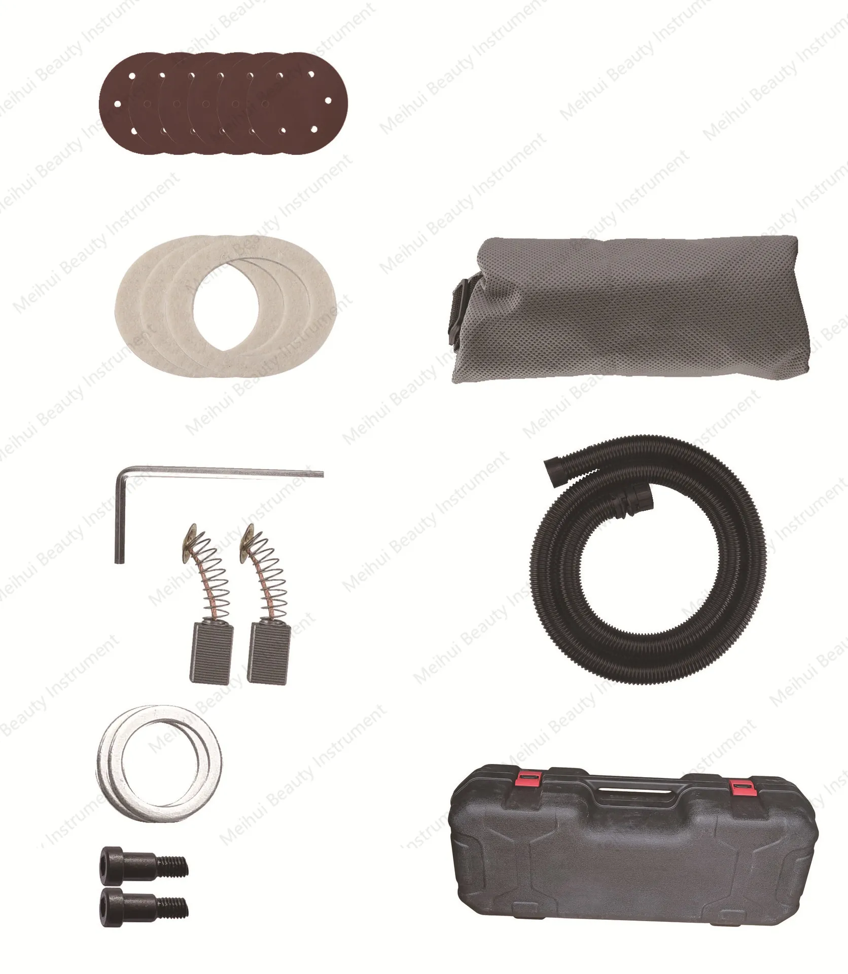 Foldable Self-priming Long Pole Wall Wall Sander Polishing Sandpaper Machine Wall Dust-free Putty Machine Double Light Strip