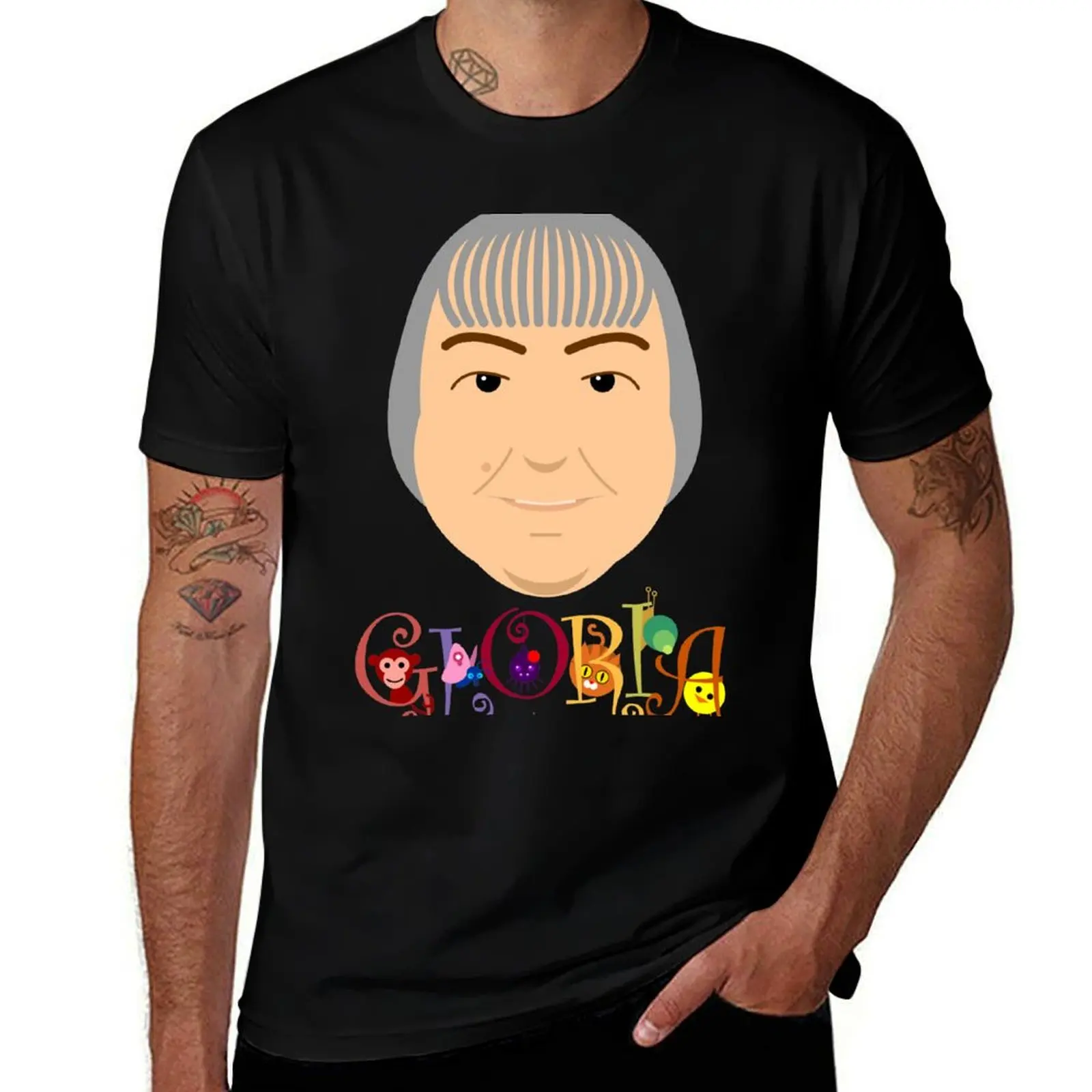 Gloria Fuertes T-Shirt Urban Casual Loose Fit Tee T-Shirt
