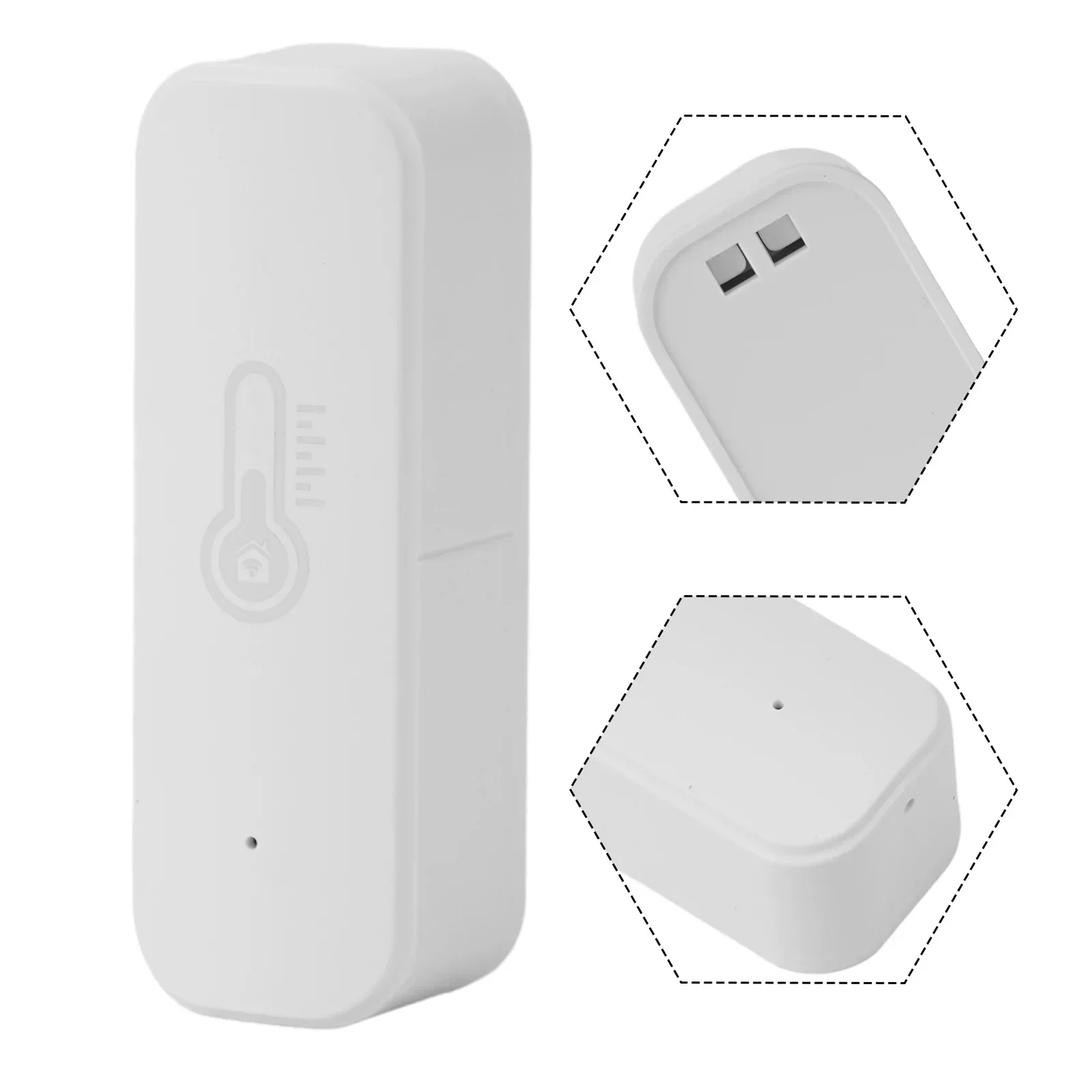 Para sensor de umidade e temperatura wi-fi com conectividade de modo duplo Precisão de temperatura de apresentação gráfica