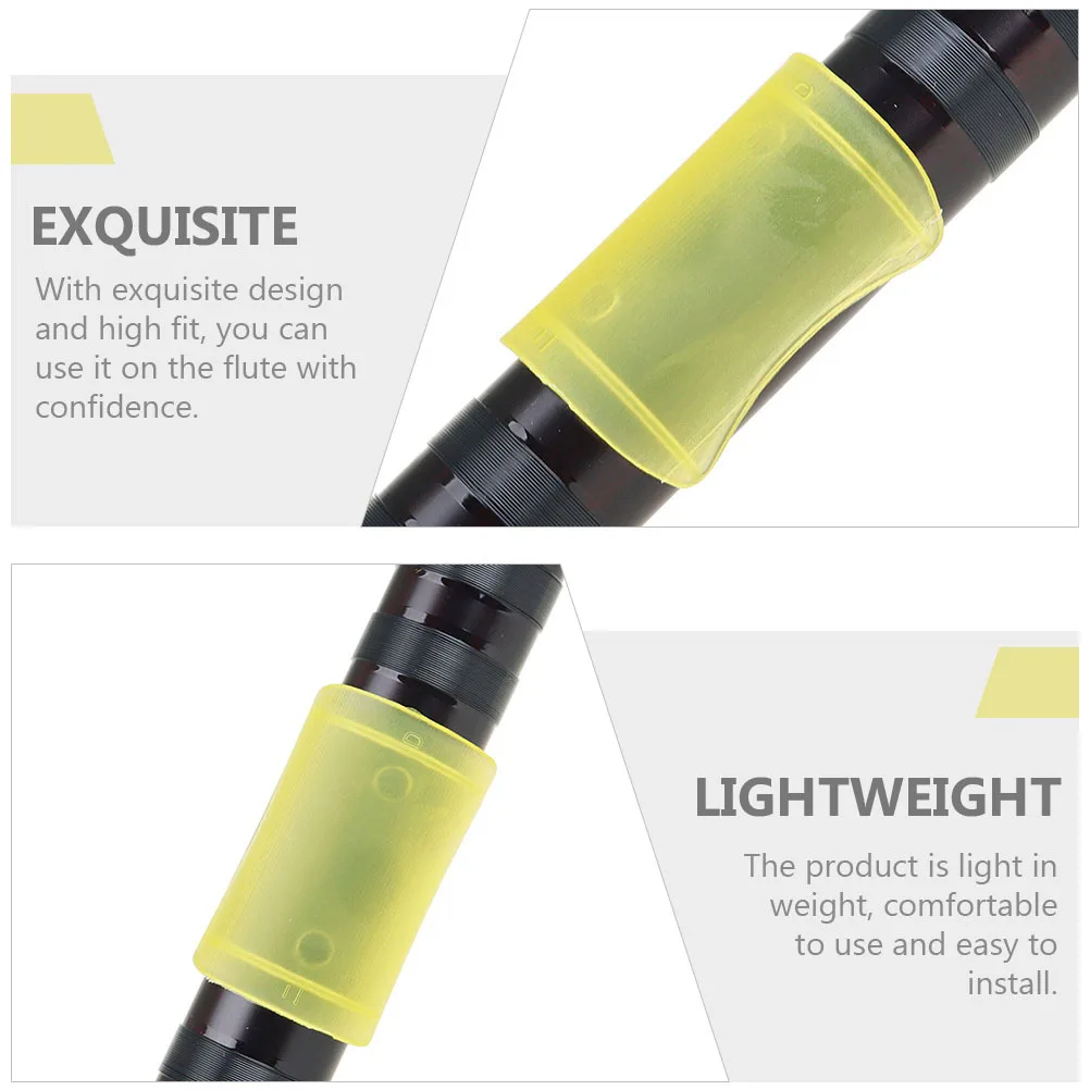 

5Pcs Flute Membrane Film Covers Durable Plastic Protective Covers Lightweight Practical Flute Protectors Easy to Use