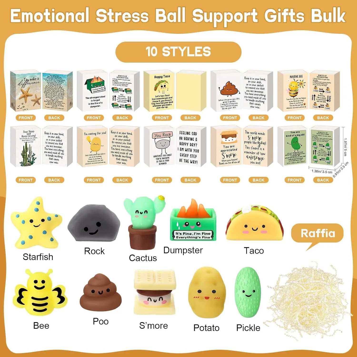 200 Sets Appreciation Gifts for Coworkers Employees Staff Mixed 10 Styles