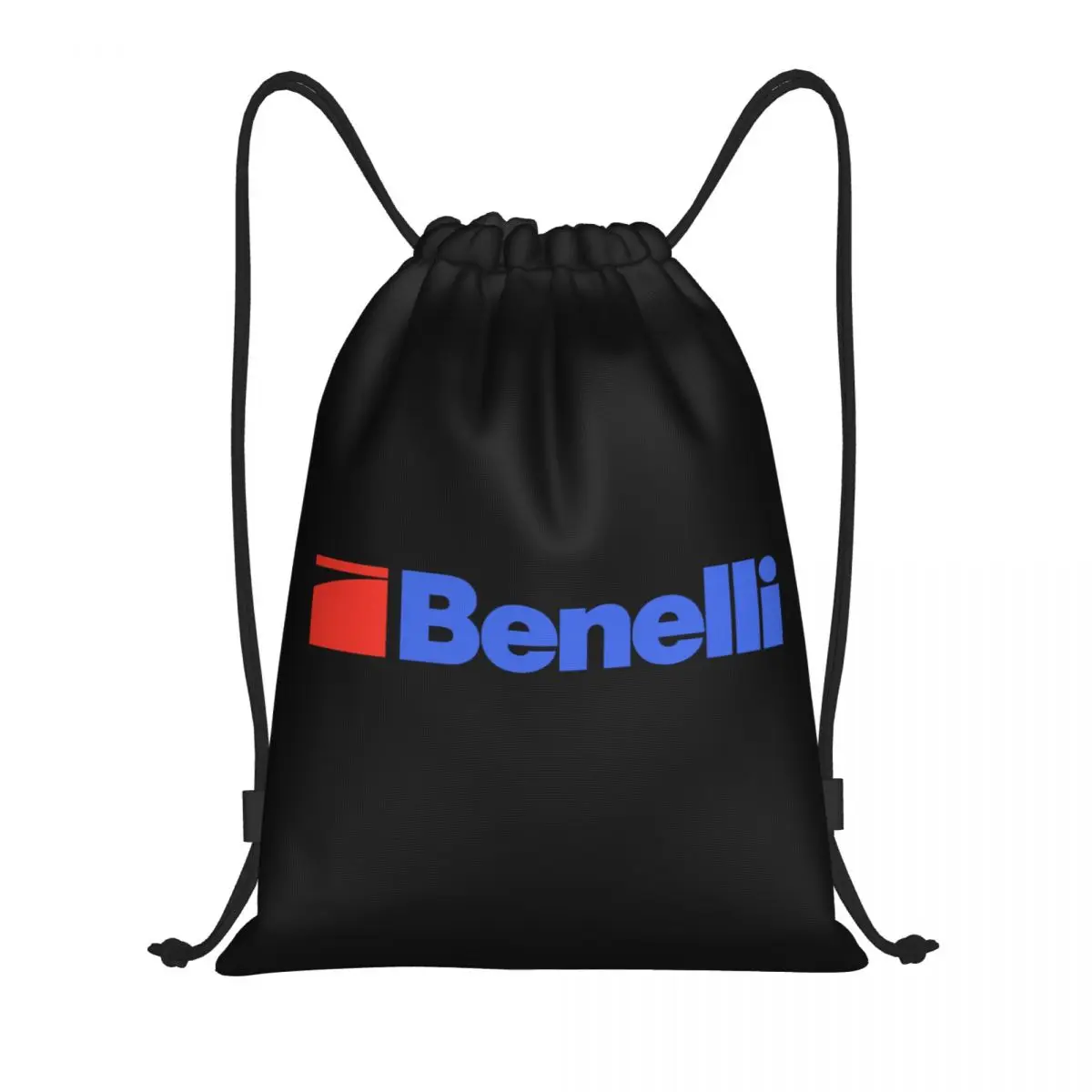 Custom Blue Benelli Firearm Shooter Drawstring Backpack Bags Men Women Lightweight Gym Sports Sackpack Sacks for Traveling