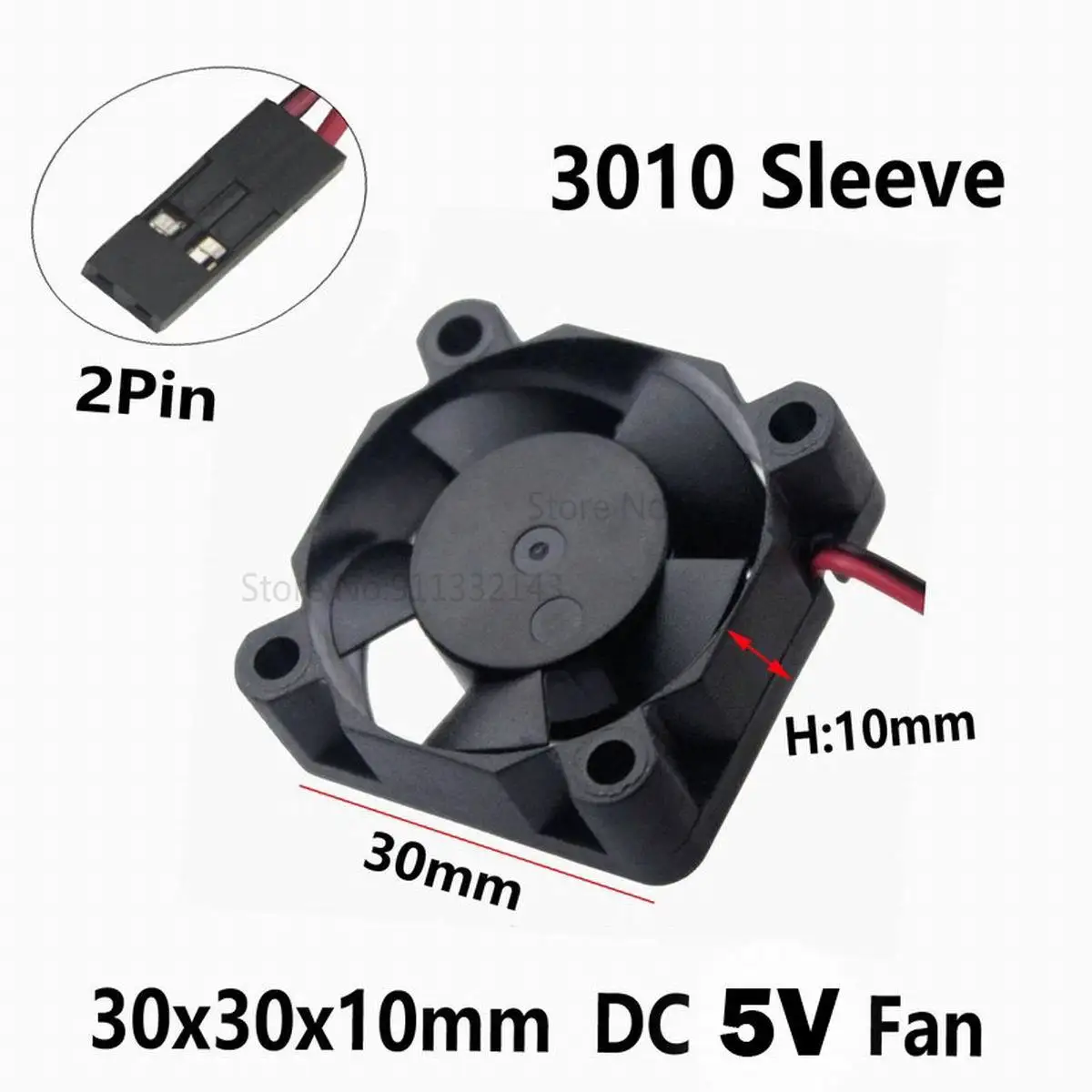 Hight Speed 4010 3510 3010 Cooling Fan Heat Dissipation for Hobbywing Traxxas ARRMA 4268 4274 1/10 1/8 1/7 RC Car Boat