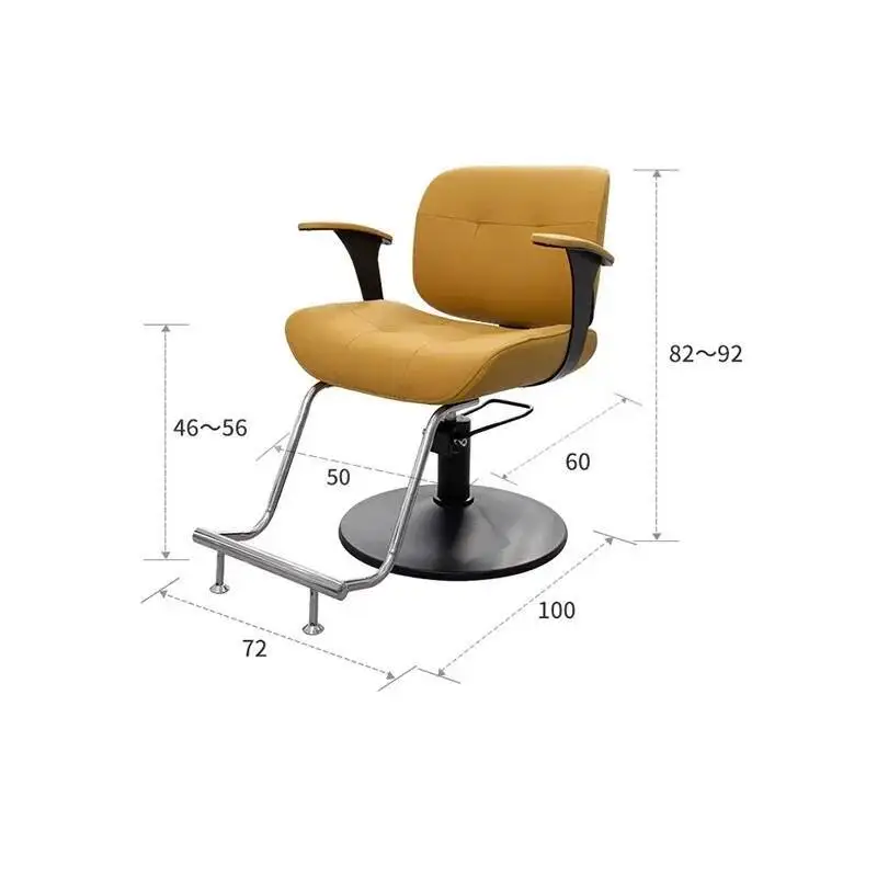 معدات الحلاقة كرسي الحلاق مريح الحديثة الفاخرة تصميم كرسي الصالون الملحقات أثاث صالون Sillon De Barbero