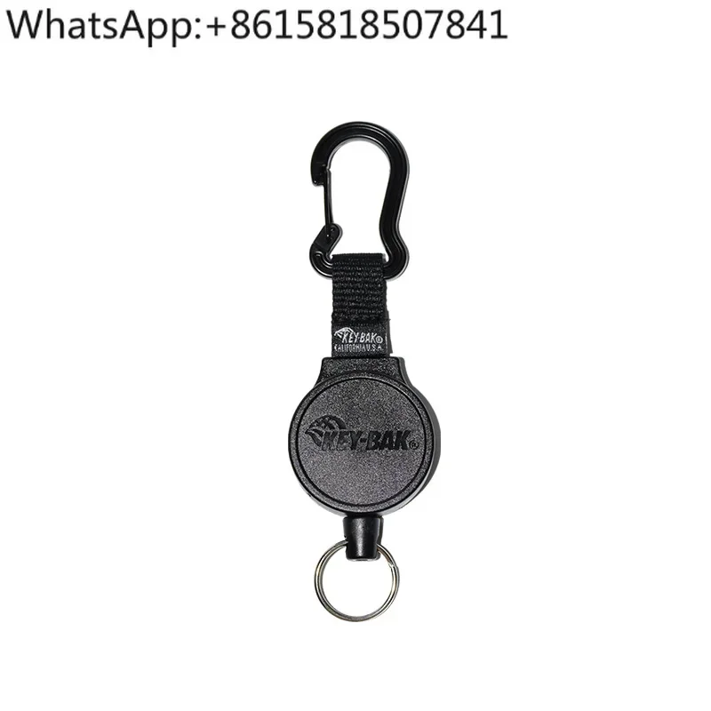 Yaesu hand Mi pull rope automatic return walkie-talkie telescopic rope off-road KEY-BAK imported keychain