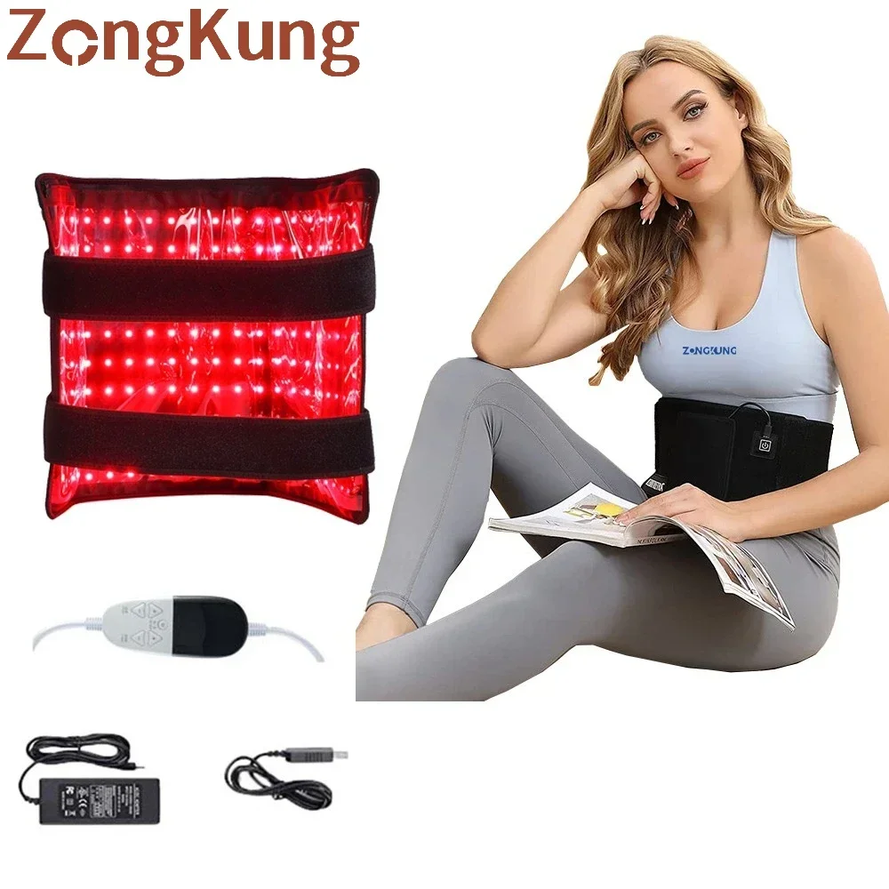 

210pcs Led Red Light Therapeutic Pad Slimming Large Belt Wrap Up Body Pad Wearable for Relieving Muscle Pain and Weight Loss