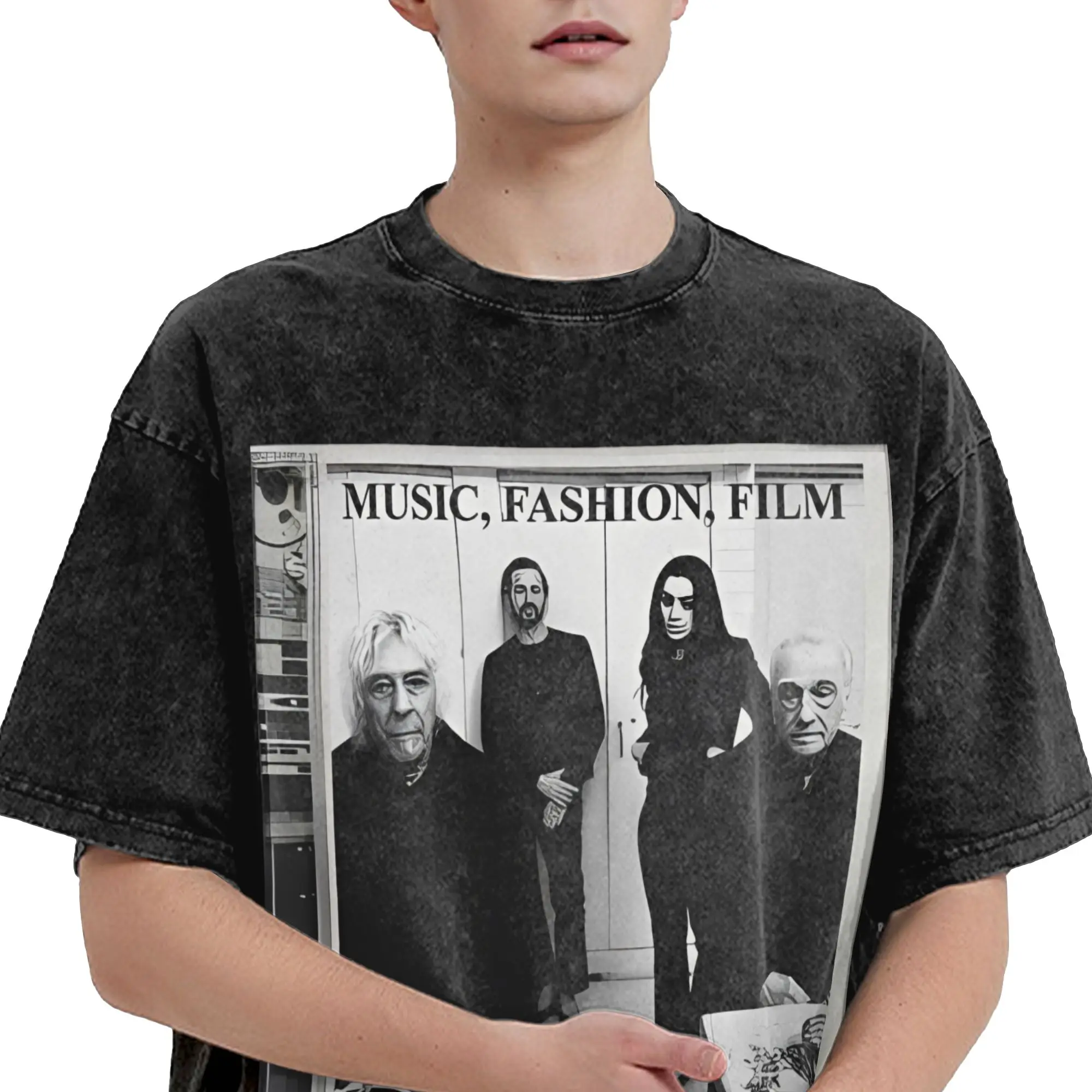 Charli XCX 2026 Music Fashion Film Tour  Accessories Washed T Shirt for Men Women Streetwear Hip Hop T-Shirts Graphic  Tees Tops