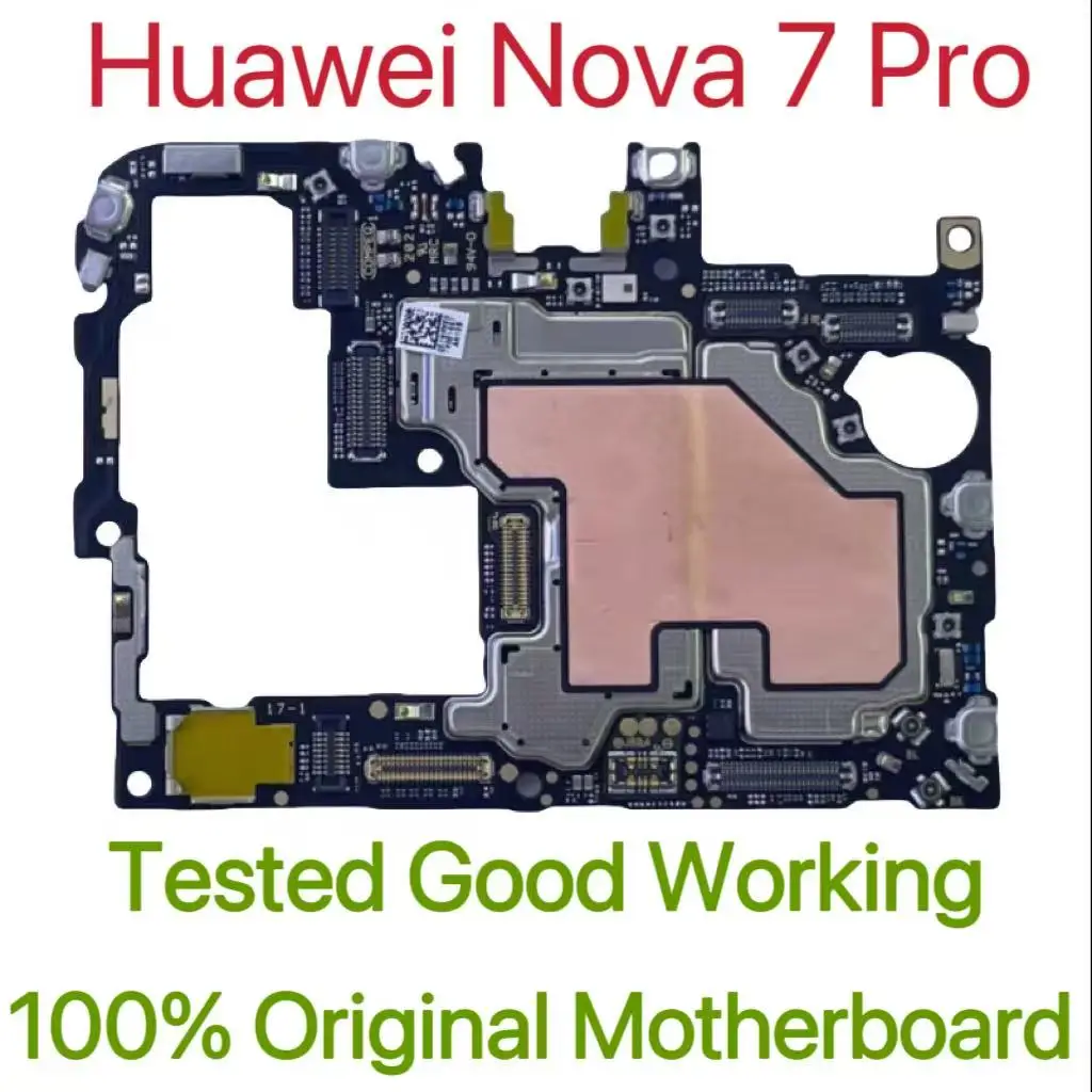 Global Version Original Unlocked Motherboard for Huawei Nova 7 Pro Tested Circuit Plate Main Logic Board for Huawei Nova 7 Pro