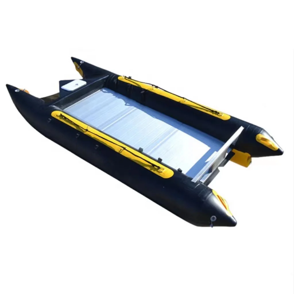 14ft 380cm Aluminium Twin Hull Boat Catamaran With CE Certificate