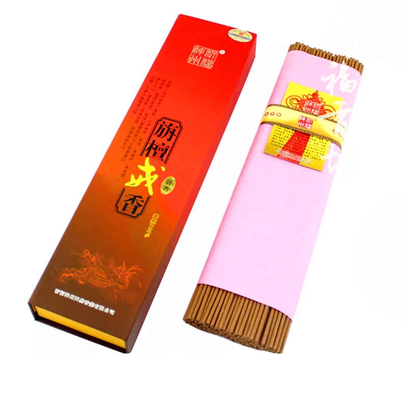 Gift Box Australian Sandalwood 32cm Natural Bamboo Stick Incense Meditation Tea Fresh Air Stress Reliever Temple Buddhist Hall