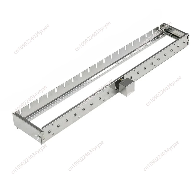 

Automatic Rotating Barbecue Grill with Adjustable Width, Commercial Stainless Steel Fully Automatic Barbecue Machine