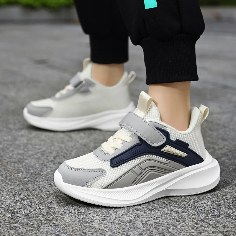 

Children's Walking Shoes Outdoor Anti-Slip Breathable Sports Mesh Casual Wear-resistant Jogging Shoes for Kids Sneakers