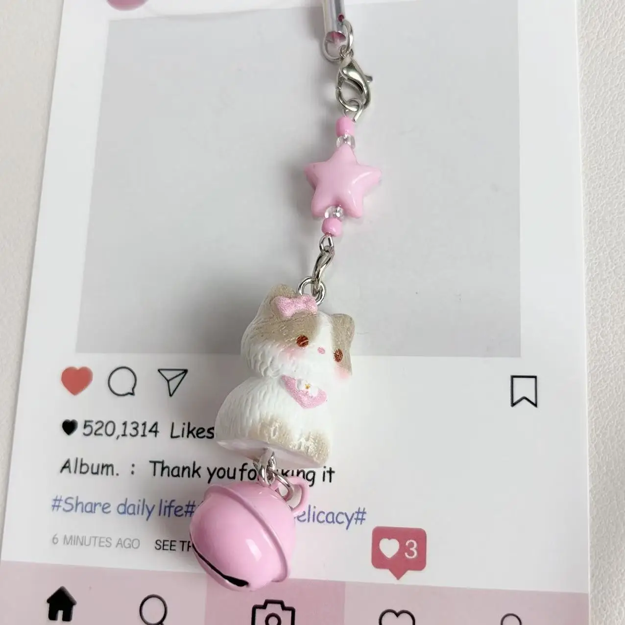 cartoon-cat-pendant-colorful-beaded-keychain-cat-keychain-lightweight-bell-lanyard-for-keys-wallet-handbag