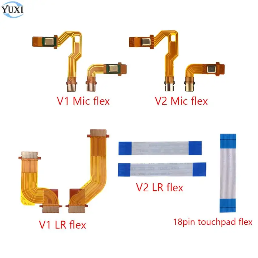 YuXi Left Right L1 R1 L2 R2 Motor Connect Ribbon Cable For PS5 Controller Touch Pad PCB Board Connector Microphone Flex Cable