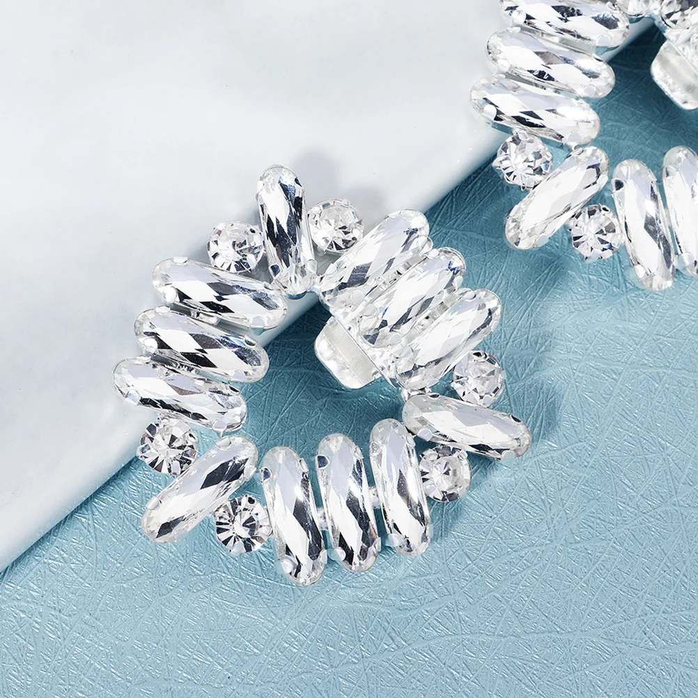

Shoe Buckle Accessories Bride Rhinestone Jewelry Charms Wedding Accessory High Heel Clip Dress Banquet Bridal Shoes