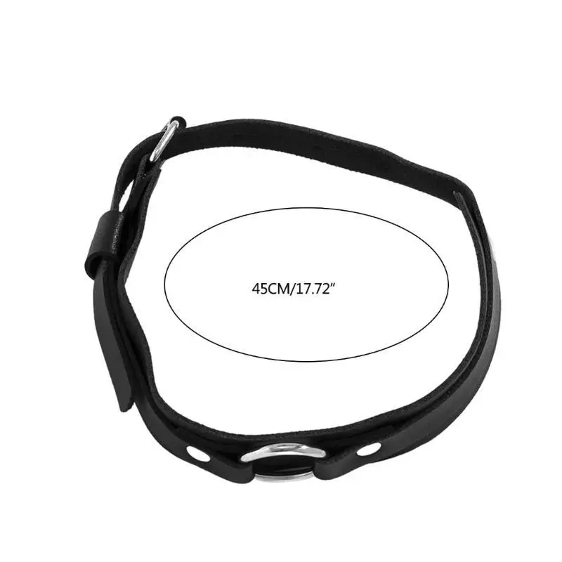 652F シャツスリーブホルダー PU レザー腕章カフアームレット調節可能な男性ナイトクラブ